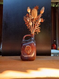 Prodám hnědou keramickou vázu