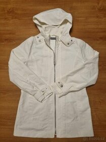 Bílý/smetanový kabát Pietro Filipi, vel. 36
