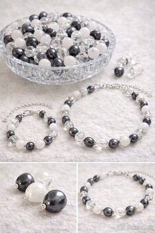 Nabízím mix skleněných korálků o velikosti cca 10 mm