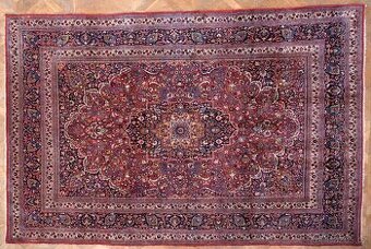 Perský koberec Mashad s certifikátem 420 x 304 cm