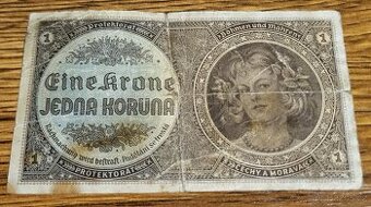 1 koruna Protektorát Čechy a Morava, série C006