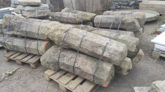 Staré kamenné patníky, žulové patníky, sloupky, 25 ks - 1