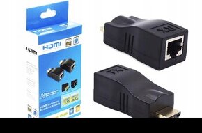 EXTENDER HDMI PŘES KONEKTOR RJ45 CAT 5E/6 30M 4K - 1