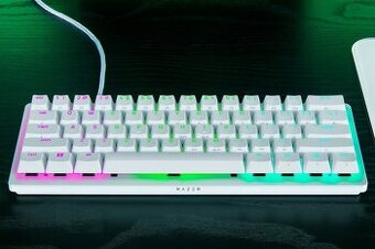 Razer Huntsman V3 Pro Mini White – Kompakt herná klávesnica - 1