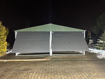 Plechová garáž 6x5m - 1