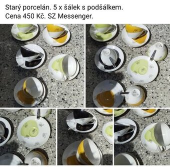 Porcelán viz fota. Cena za položku na fotografii. - 1