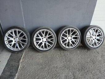 4× alu kola 5×112 19+letní pneu
