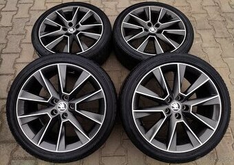 Alu kola originál Škoda Fabia III, Rapid 5x100 R17 Savio