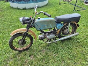 Jawa 23 Mustang bez TP, modrý 3.