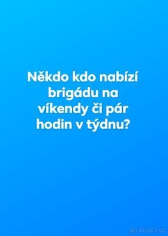 Někdo brigádu