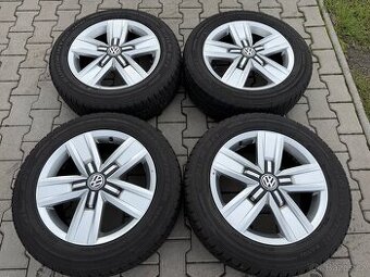 4x al kola 5x120 orig. VW + pneu zimní 215/60 R17C