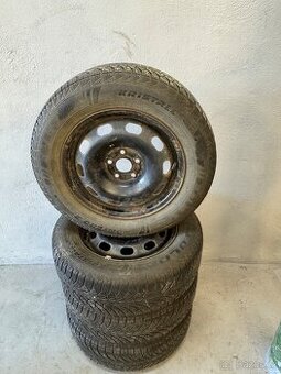 Plechové disky 5x100 R15+ zimní pneu