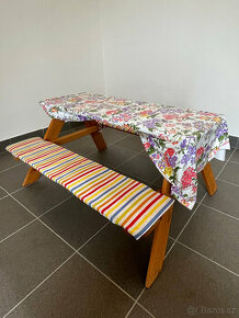 Dětská dřevěná lavice