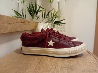 Converse dámské zateplené kožené tenisky vel. 40