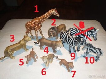 26. Africká zvířata Schleich a Pappo