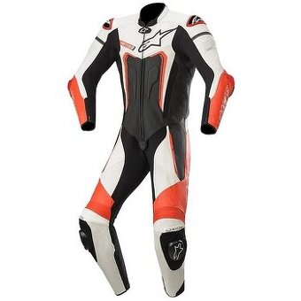 Alpinestars Motegi V3-Pánská kožená moto kombinéza, jednodíl