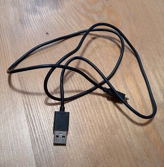Datový a nabíjecí Mini USB kabel, délka 80 cm – černý