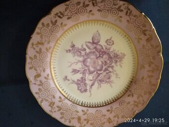 Retro dekorativní talíř zn. MZ