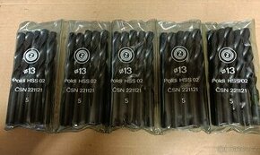 Vrtáky Poldi HSS, průměr 12 a 13 mm