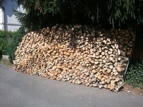 prodám suché dřevo Dub do krbu  90% Dub