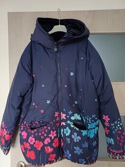 Nová dívčí zimní bunda Desigual vel. 160  oboustranná