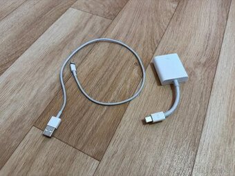 Apple kabely – iPhone + VGA MacBook Air TOP STAV
