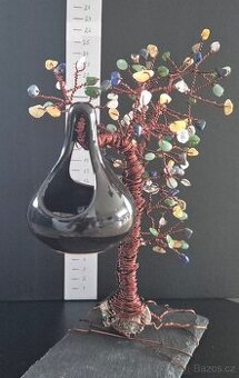 Aromalampa na břidlici s léčivými kameny Rituální spojení el