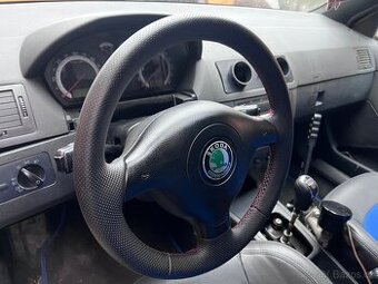 Fabia mk1 rs kožený volant