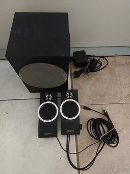Reproduktory 2.1 set, subwoofer 17W + 2x6W RMS Creative