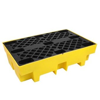 Záchytná paleta na dva sudy