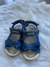 dětské kožené sandály GEOX Respira vel 25 modré