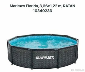 Marimex 3,66x1,22m Kompletní nepoškozená kostra bazénu. - 1