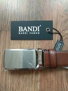 Nový pánský kožený opasek BANDI s automatickou sponou