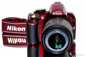 Nikon D3100 RED + Nikon AF-S 18-55mm VR TOP STAV