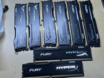Kingston HyperX Fury Black DDR4 (8x4GB) 2666MHz CL15