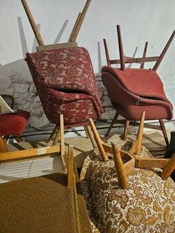 Retro křesla k renovaci