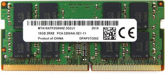 Micron SO-DIMM RAM DDR4 16GB 3200MTs pro ntb