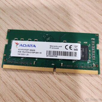 8GB DDR4-2133 SODIMM, ADATA AO1P21FC8T1-BQXS