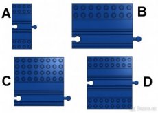 Vláčkodráha Brio Ikea Lidl koleje - perón, nádraží