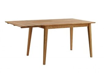 Nové - PŘÍRODNÍ OLEJOVANÝ DUBOVÝ ROZKLÁDACÍ JÍDELNÍ STŮL ROW