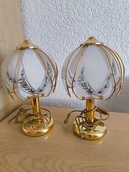 2x stolní lampa
