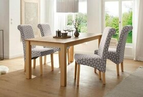 Dřevěný jídelní stůl 120x80cm - masiv, nový