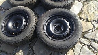 4 zimní pneu 185 65 14 + DISKY CITROEN PEUGEOT - 1