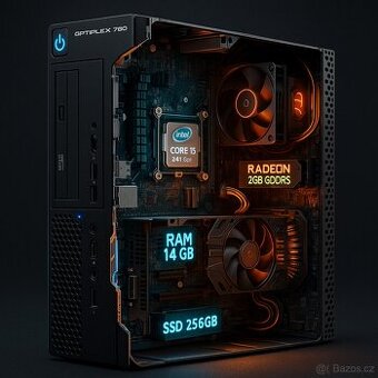 ❌PRODÁNO❌Dell OptiPlex790 i5 2400,14 GB/256GB SSD/Radeon2GB✅