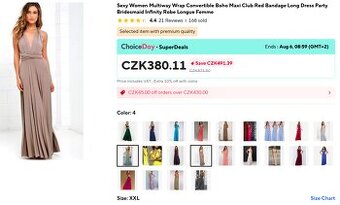 šaty zavazovací vel L