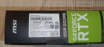MSI RTX 3060 Ventus 2X OC – 2 měsíce, jako nová