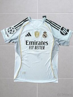 Fotbalový dres Real Madrid domácí 25/26 – Kylian Mbappé #10