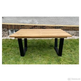 Masivní rozkládací jídelní stůl - Livingstone 160 cm