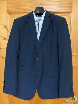 Značkový společenský oblek vel.50 -100%STAV