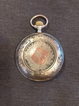 STARE STŘÍBRNÉ HODINKY Cibule 20 léta